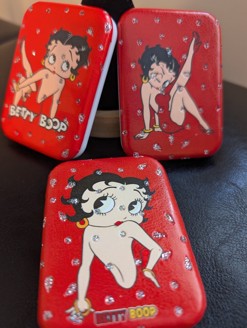 Betty Boop Red Mirrors- 3 Piece Set